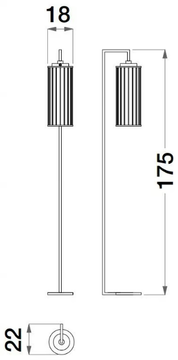 SESTO SENSO - Metal floor lamp by CPRN HOMOOD - view 3